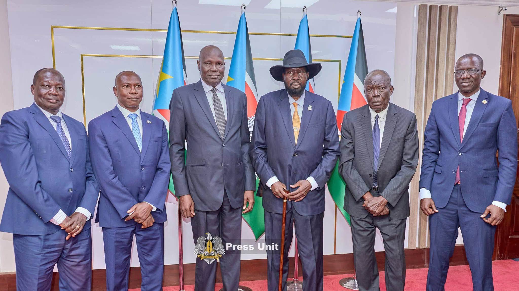 PRESIDENT SALVA KIIR SWEARS IN THE BOARD OF DIRECTORS FOR THE NATIONAL BUREAU OF STATISTICS